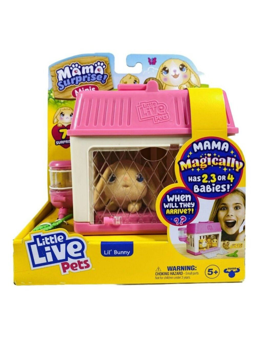 Little Live Pets Mama Surprise Minis Lil Bunny Playset